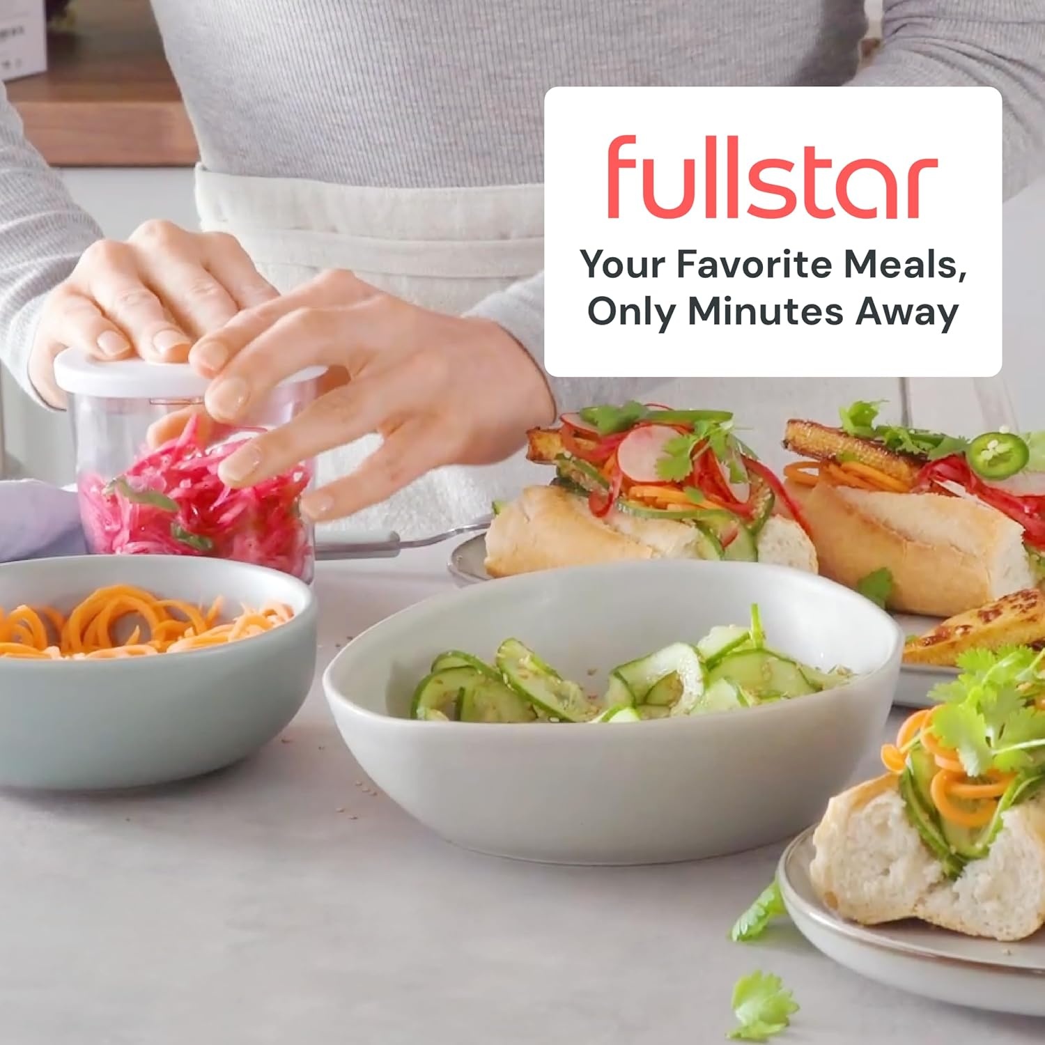 image:imageFullstar Vegetable Spiralizer amp Slicer Veggie Noodle Maker Kitchen Gadget4 in 1