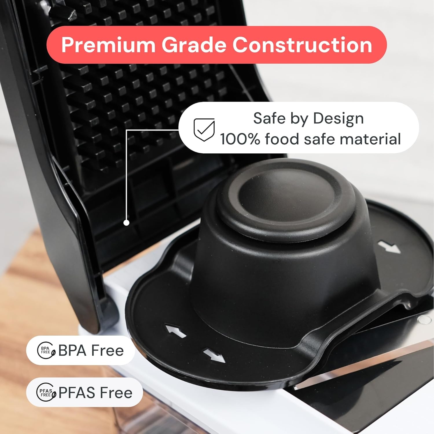 image:imageFullstar Pro Original Vegetable Chopper amp Mandoline Slicer Kitchen Gadget 12 in 1 Veggie Slicer Onion amp Fruit Cutter with Sharp Stainless Steel Blades amp Container AllinOne Meal Prep Tool WhiteWhiteBlack