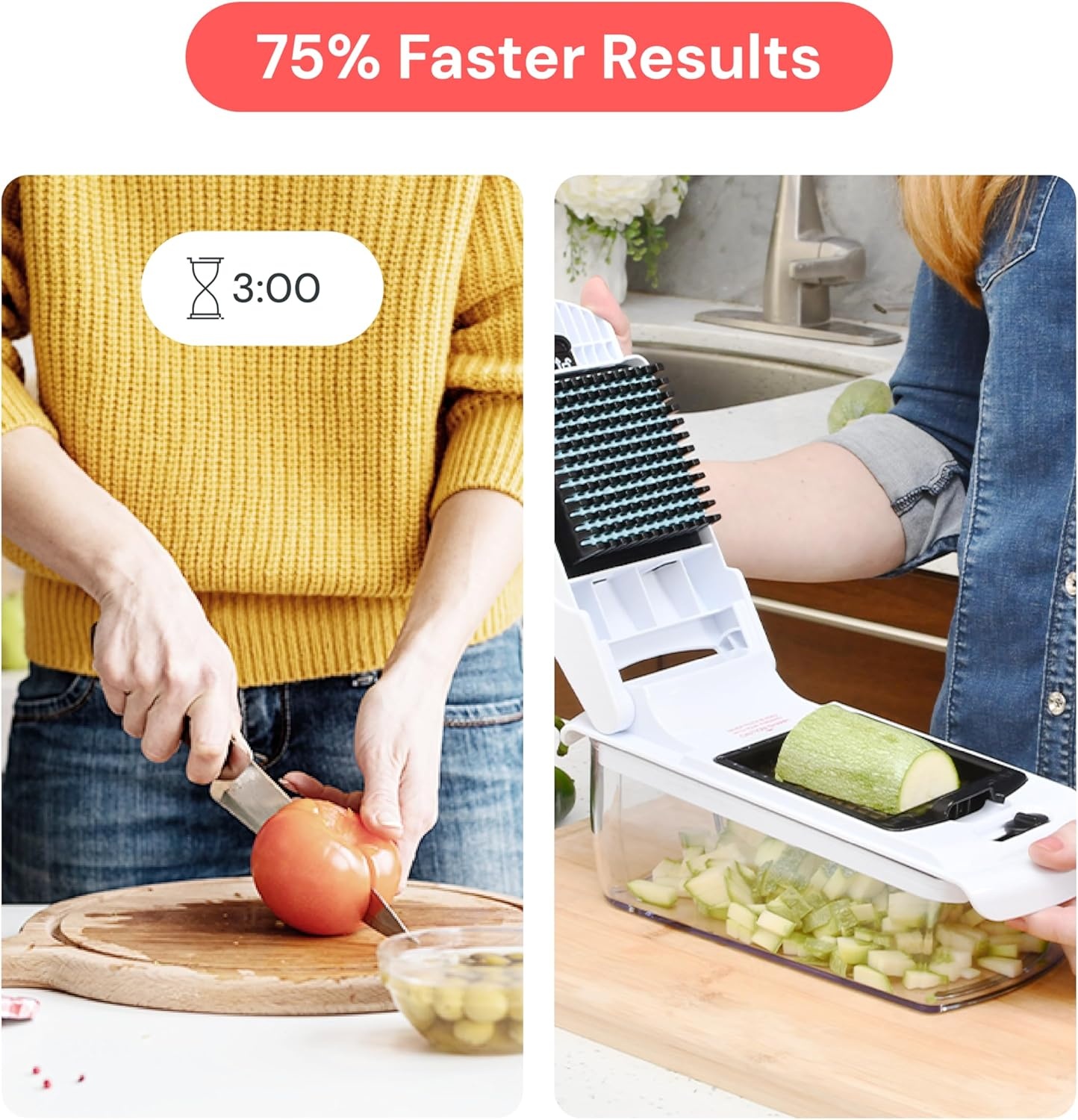 image:imageFullstar Pro Original Vegetable Chopper amp Mandoline Slicer Kitchen Gadget 12 in 1 Veggie Slicer Onion amp Fruit Cutter with Sharp Stainless Steel Blades amp Container AllinOne Meal Prep Tool WhiteWhite