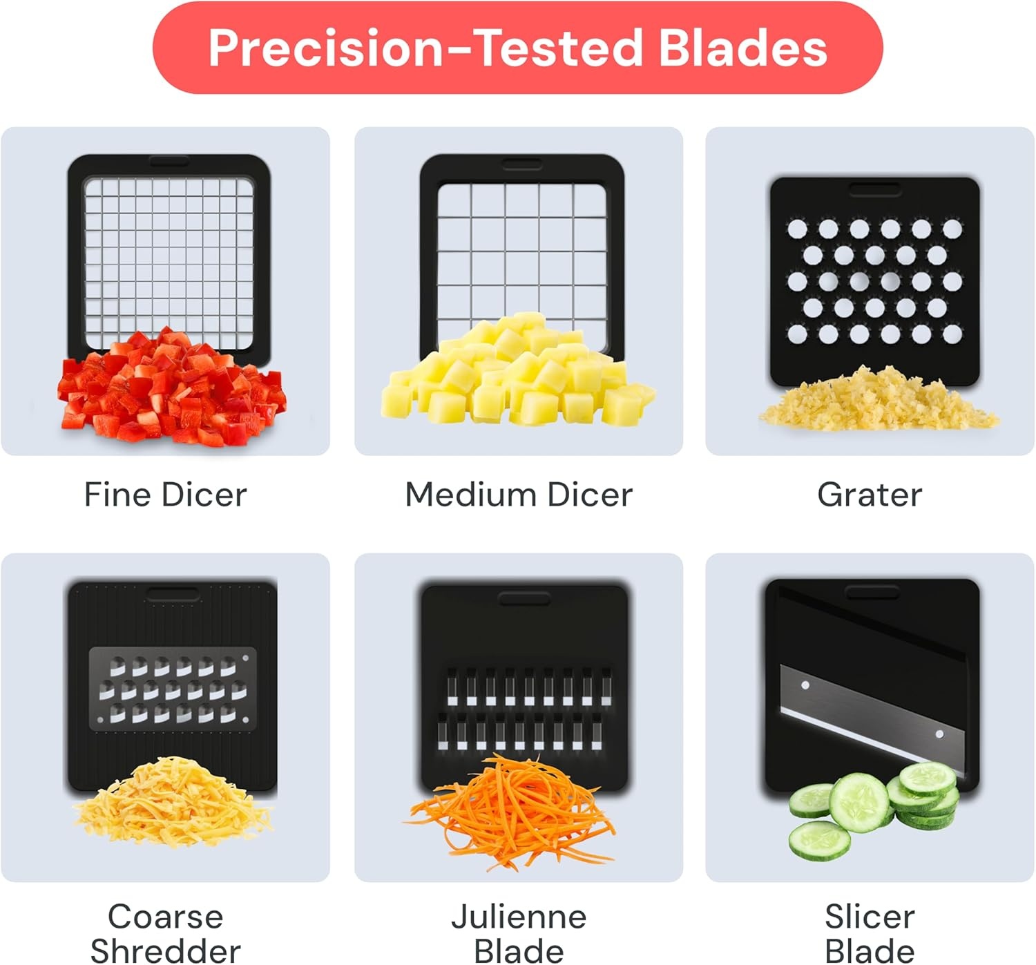 image:imageFullstar Pro Original Vegetable Chopper amp Mandoline Slicer Kitchen Gadget 12 in 1 Veggie Slicer Onion amp Fruit Cutter with Sharp Stainless Steel Blades amp Container AllinOne Meal Prep Tool WhiteWhiteBlack