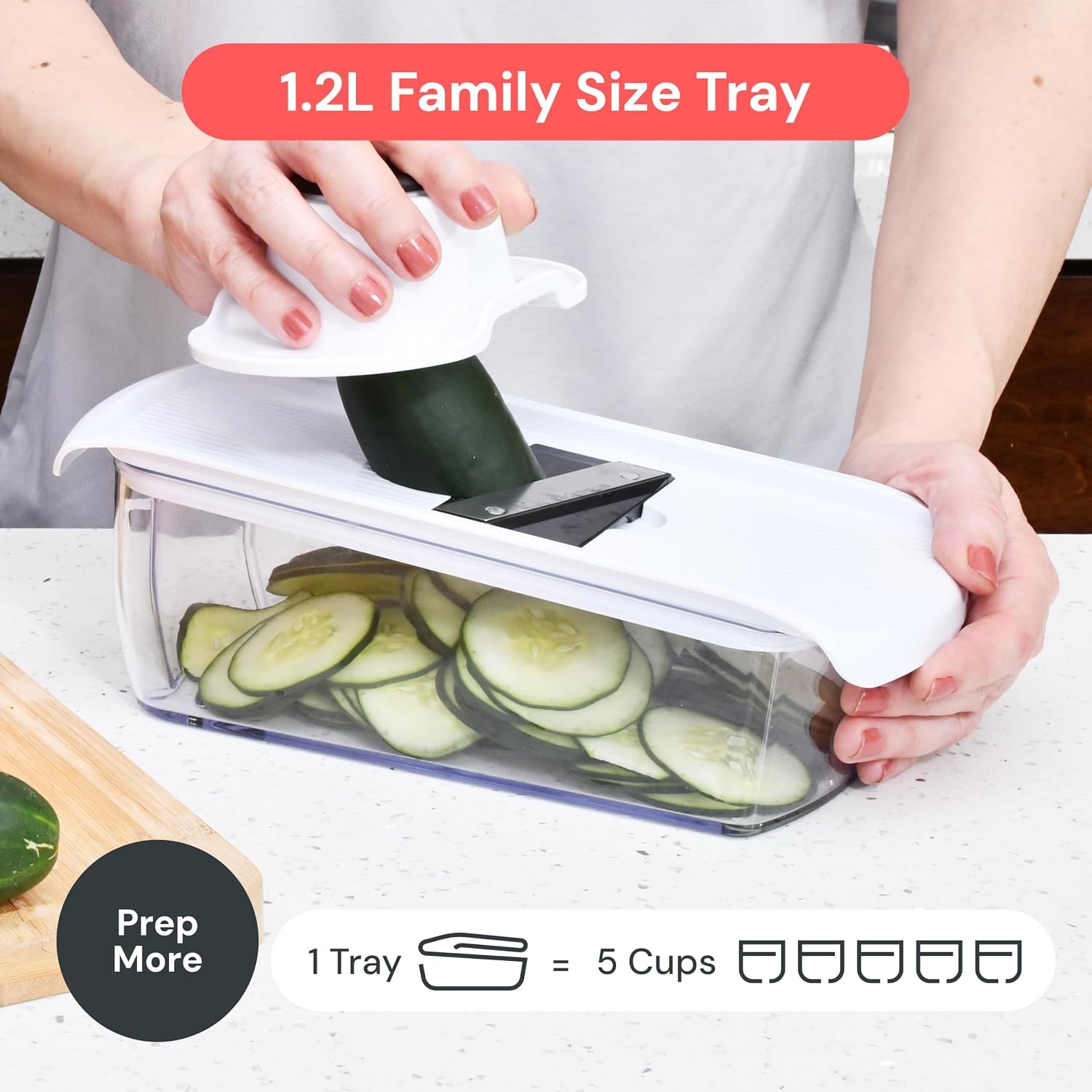 image:imageFullstar Pro Original Vegetable Chopper amp Mandoline Slicer Kitchen Gadget 12 in 1 Veggie Slicer Onion amp Fruit Cutter with Sharp Stainless Steel Blades amp Container AllinOne Meal Prep Tool WhiteWhite