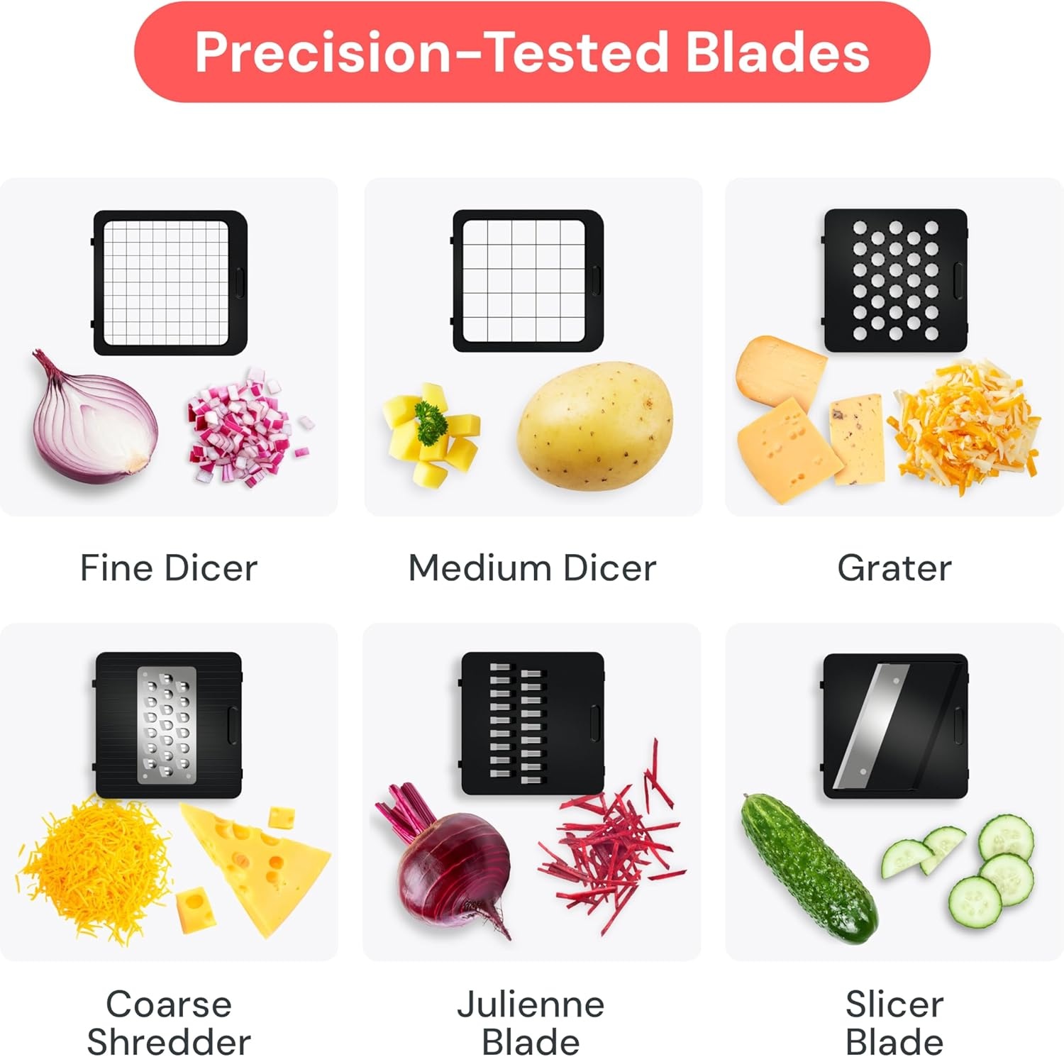 image:imageFullstar Pro Original Vegetable Chopper amp Mandoline Slicer Kitchen Gadget 12 in 1 Veggie Slicer Onion amp Fruit Cutter with Sharp Stainless Steel Blades amp Container AllinOne Meal Prep Tool WhiteFull White