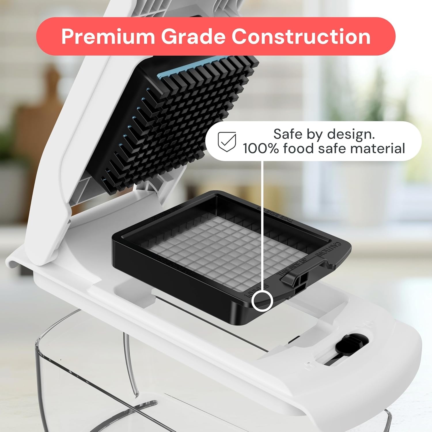 image:imageFullstar Pro Original Vegetable Chopper Kitchen Prep Tool 2 in 1 Veggie Slicer Onion amp Fruit Cutter with Sharp Stainless Steel Blades amp Container AllinOne Food Prep Tool BlackWhite