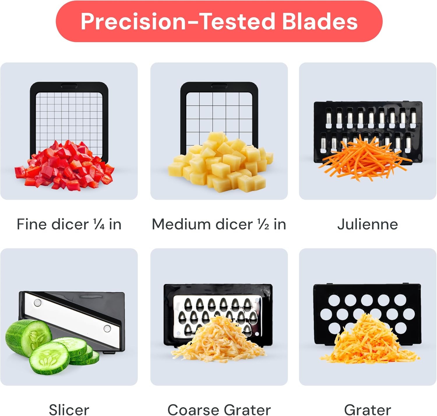 image:imageFullstar Pro Original Vegetable Chopper Kitchen Prep Tool 2 in 1 Veggie Slicer Onion amp Fruit Cutter with Sharp Stainless Steel Blades amp Container AllinOne Food Prep Tool BlackBlack