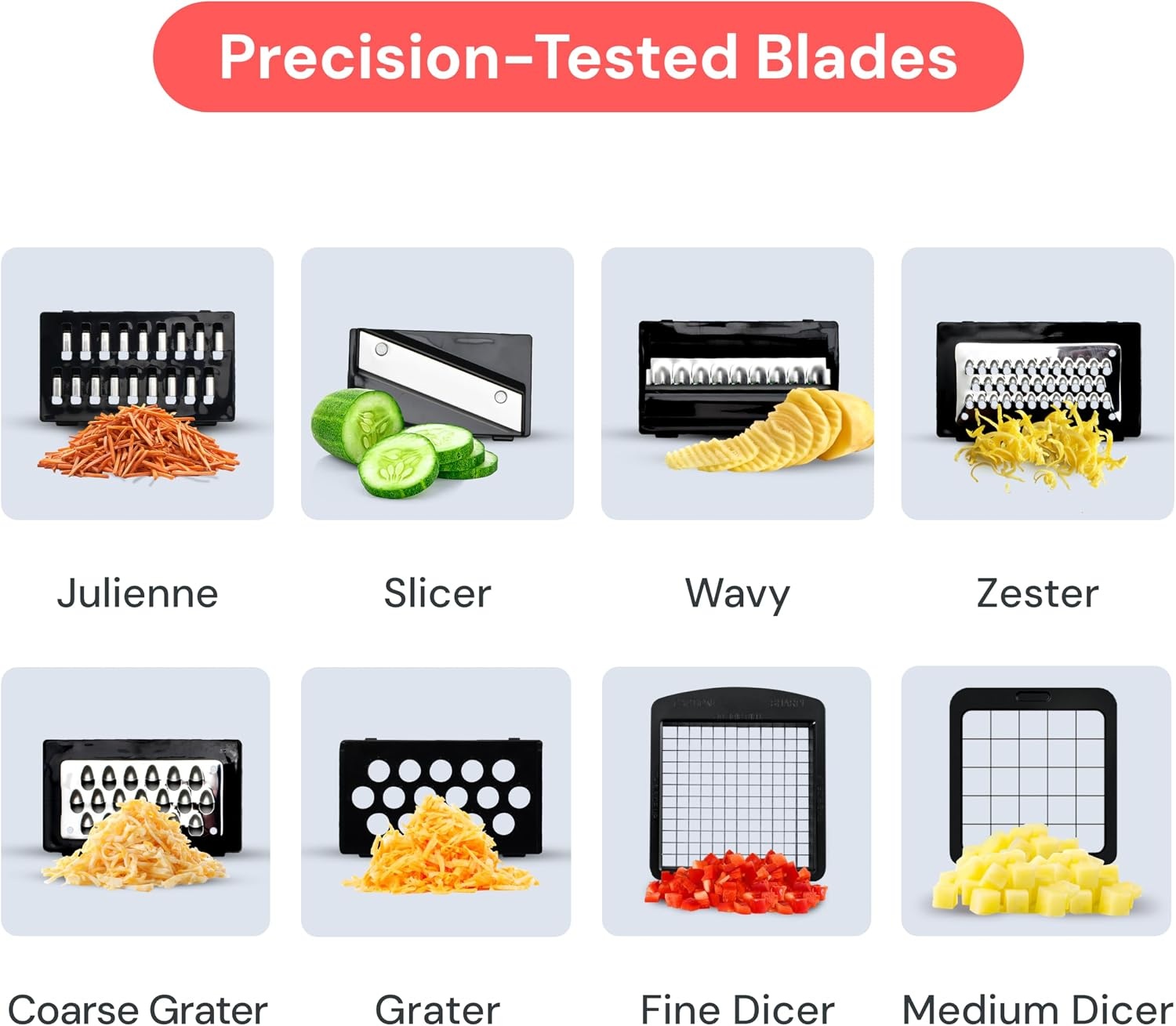 image:imageFullstar Pro Original Vegetable Chopper Kitchen Prep Tool 2 in 1 Veggie Slicer Onion amp Fruit Cutter with Sharp Stainless Steel Blades amp Container AllinOne Food Prep Tool BlackStainless Steel
