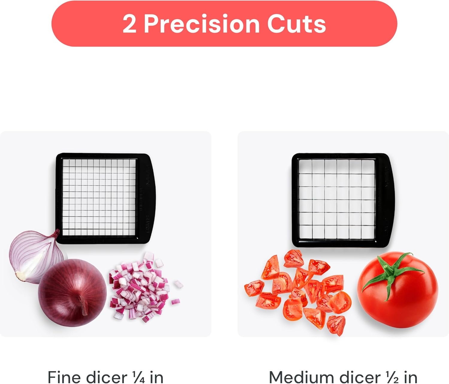 image:imageFullstar Pro Original Vegetable Chopper Kitchen Prep Tool 2 in 1 Veggie Slicer Onion amp Fruit Cutter with Sharp Stainless Steel Blades amp Container AllinOne Food Prep Tool BlackBlack