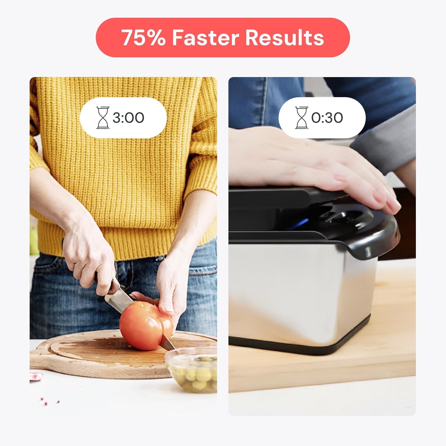 image:imageFullstar Pro Original Vegetable Chopper Kitchen Prep Tool 2 in 1 Veggie Slicer Onion amp Fruit Cutter with Sharp Stainless Steel Blades amp Container AllinOne Food Prep Tool BlackStainless Steel