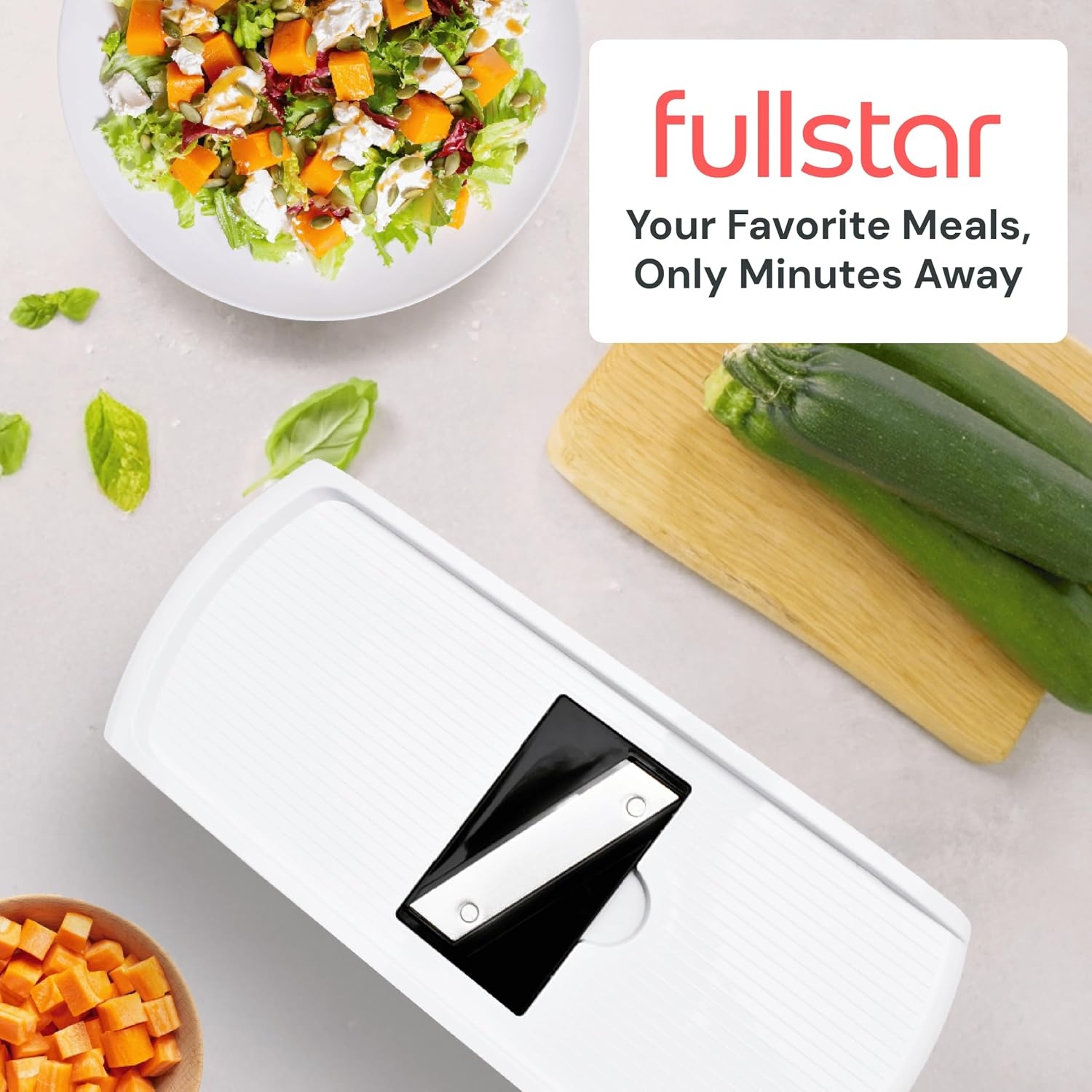 image:imageFullstar Pro Original Vegetable Chopper Kitchen Prep Tool 2 in 1 Veggie Slicer Onion amp Fruit Cutter with Sharp Stainless Steel Blades amp Container AllinOne Food Prep Tool BlackWhite