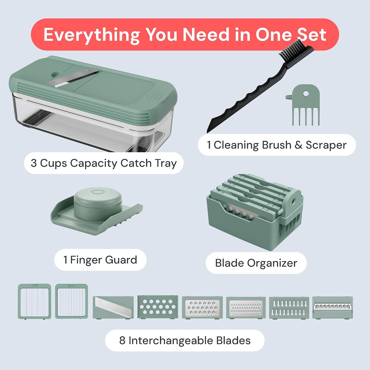 image:imageFullstar Essential Vegetable Chopper amp Mandoline SlicerGreen