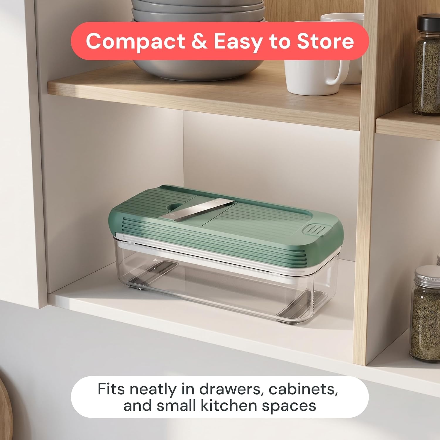 image:imageFullstar Essential Vegetable Chopper amp Mandoline SlicerGreen