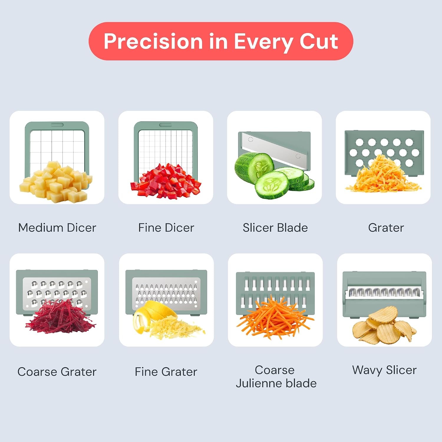image:imageFullstar Essential Vegetable Chopper amp Mandoline SlicerGreen